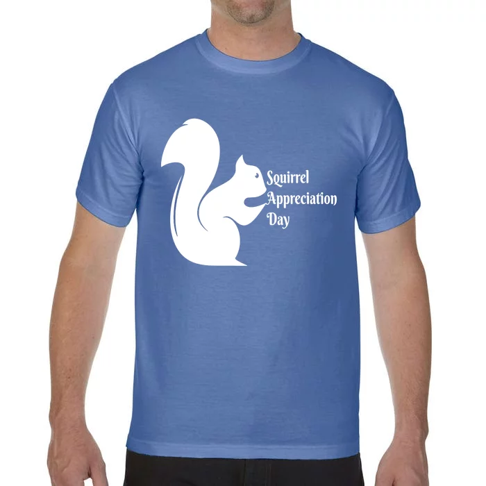 National Squirrel Appreciation Day Gift Funny Gift Comfort Colors T-Shirt