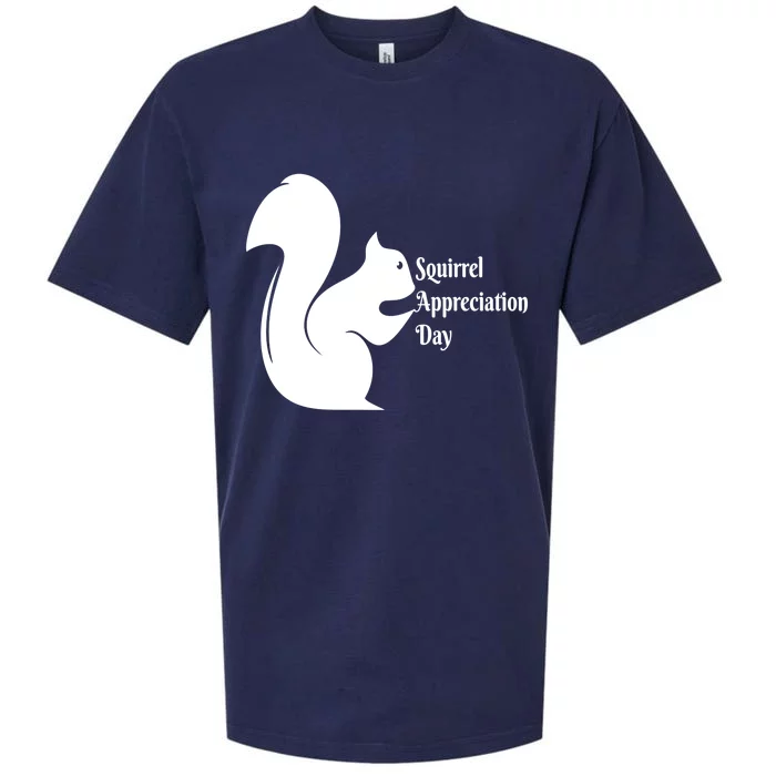 National Squirrel Appreciation Day Gift Funny Gift Sueded Cloud Jersey T-Shirt