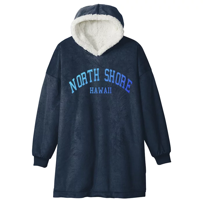 North Shore Aloha Hawaii Tribe Beach Gift Hooded Wearable Blanket