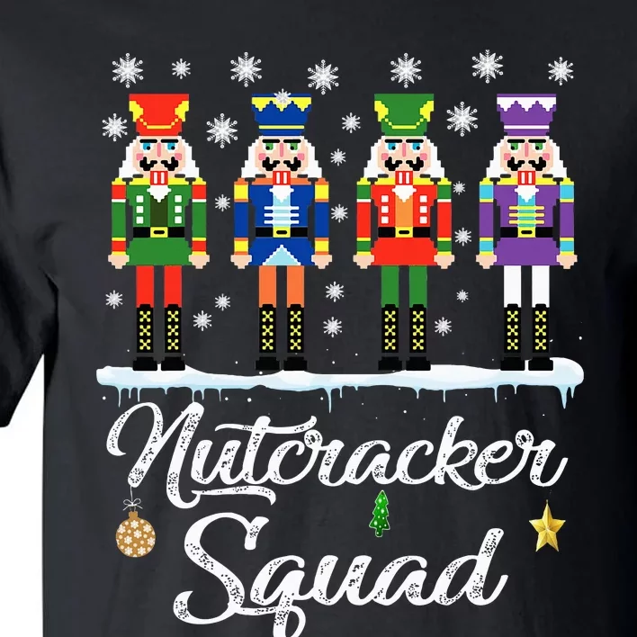 Nutcracker Squad Ballet Dance Matching Family Christmas Tall T-Shirt