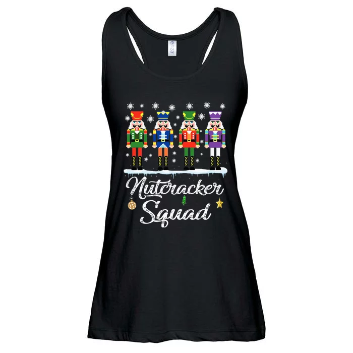 Nutcracker Squad Ballet Dance Matching Family Christmas Ladies Essential Flowy Tank