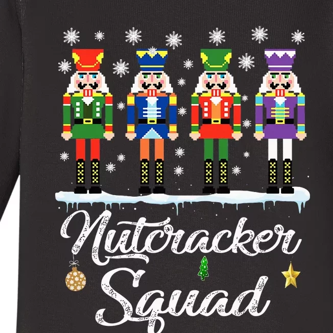 Nutcracker Squad Ballet Dance Matching Family Christmas Baby Long Sleeve Bodysuit