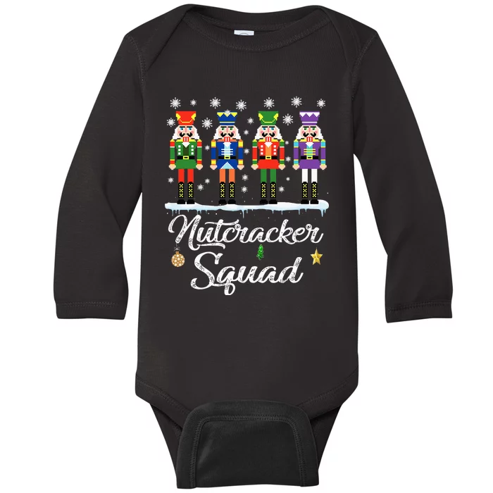 Nutcracker Squad Ballet Dance Matching Family Christmas Baby Long Sleeve Bodysuit