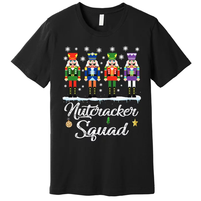 Nutcracker Squad Ballet Dance Matching Family Christmas Premium T-Shirt