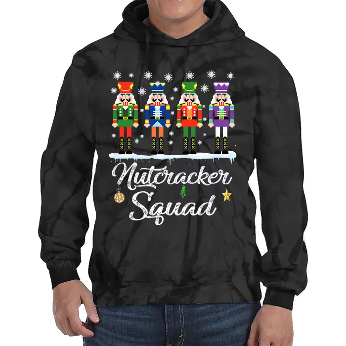 Nutcracker Squad Ballet Dance Matching Family Christmas Tie Dye Hoodie