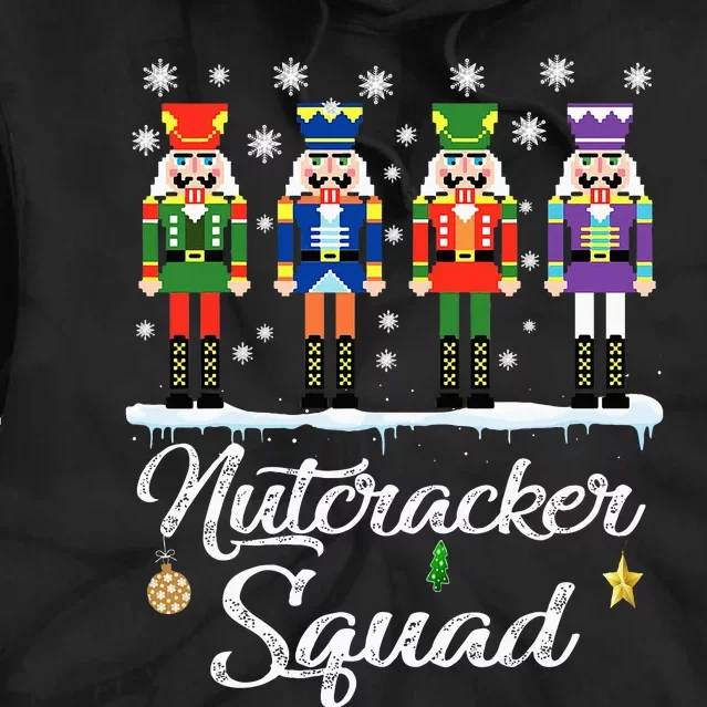 Nutcracker Squad Ballet Dance Matching Family Christmas Tie Dye Hoodie