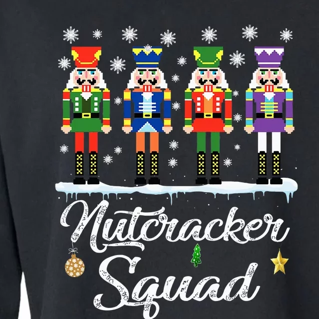 Nutcracker Squad Ballet Dance Matching Family Christmas Cropped Pullover Crew