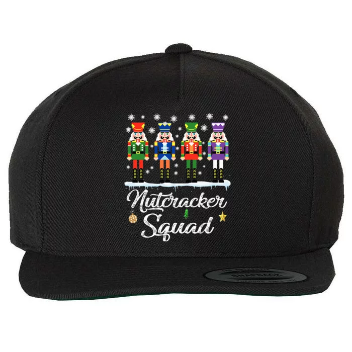 Nutcracker Squad Ballet Dance Matching Family Christmas Wool Snapback Cap