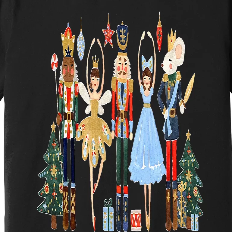 Nutcracker Squad Ballet Dance Matching Family Christmas Premium T-Shirt