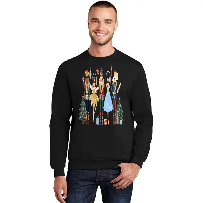 Nutcracker Squad Ballet Dance Matching Family Christmas Tall Sweatshirt