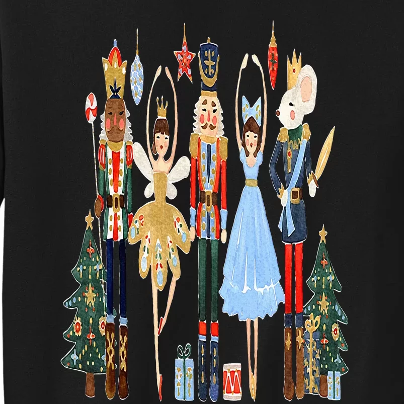 Nutcracker Squad Ballet Dance Matching Family Christmas Tall Sweatshirt