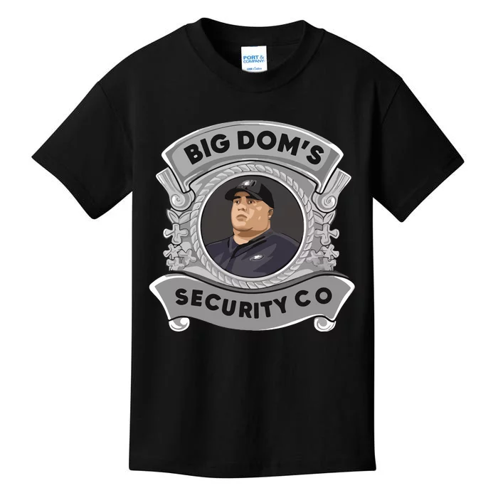 Nick Sirianni Big Doms Disandro Security Co Kids T-Shirt