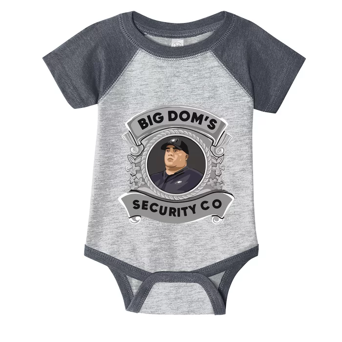 Nick Sirianni Big Doms Disandro Security Co Infant Baby Jersey Bodysuit