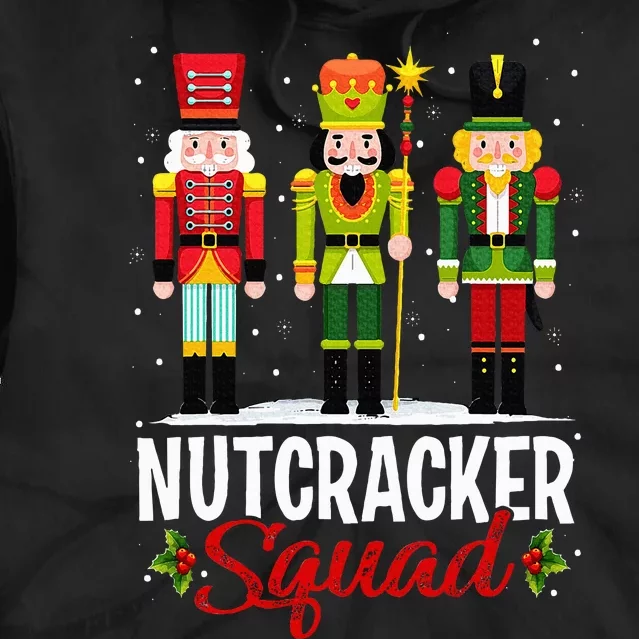 Nutcracker Squad Ballet Dance Matching Family Christmas Xmas Tie Dye Hoodie