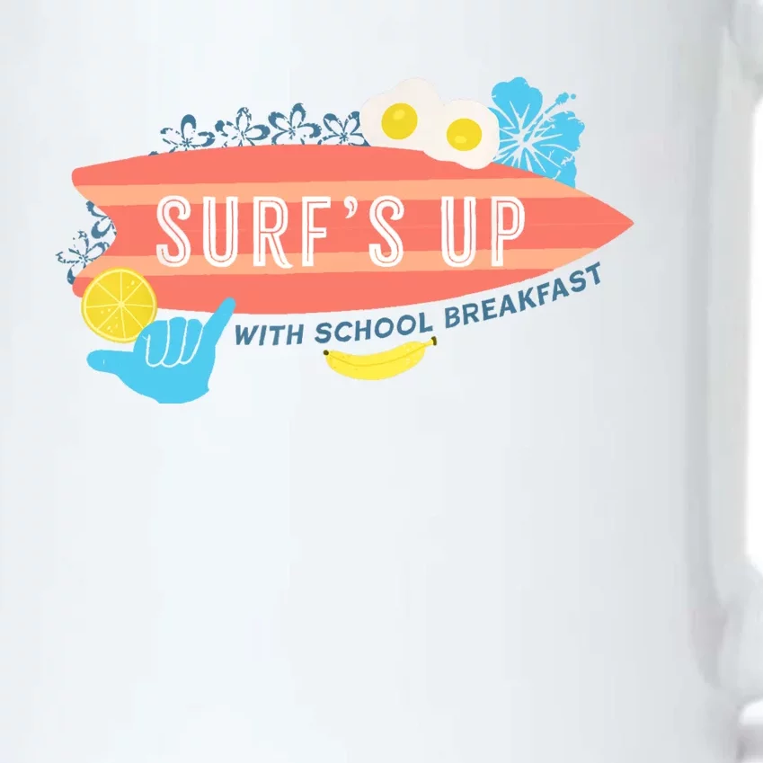 National School Breakfast Week Shirts Surfs Up Black Color Changing Mug