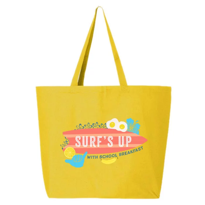 National School Breakfast Week Shirts Surfs Up 25L Jumbo Tote