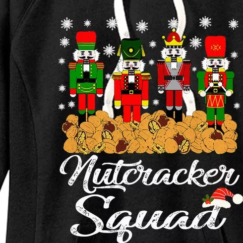 Nutcracker Squad Ballet Dance Matching Family Christmas Women's Fleece Hoodie