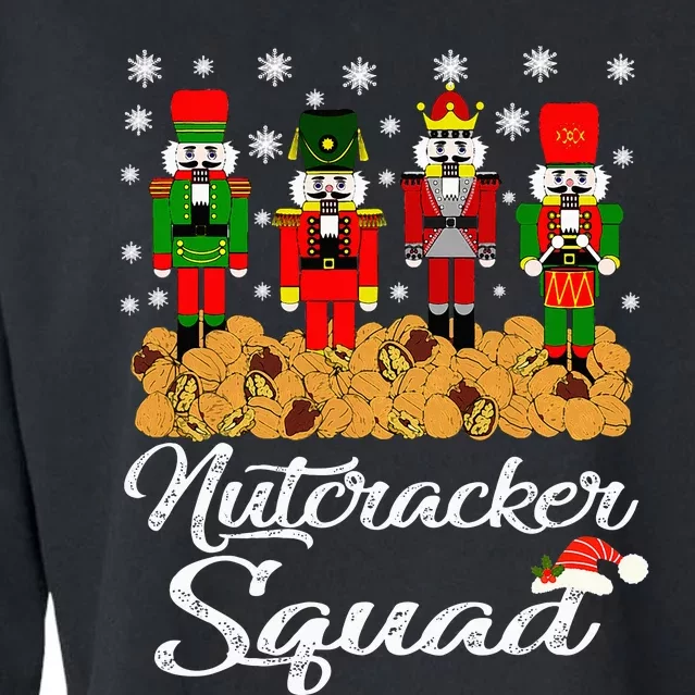 Nutcracker Squad Ballet Dance Matching Family Christmas Cropped Pullover Crew