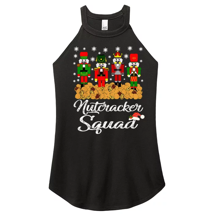 Nutcracker Squad Ballet Dance Matching Family Christmas Women’s Perfect Tri Rocker Tank