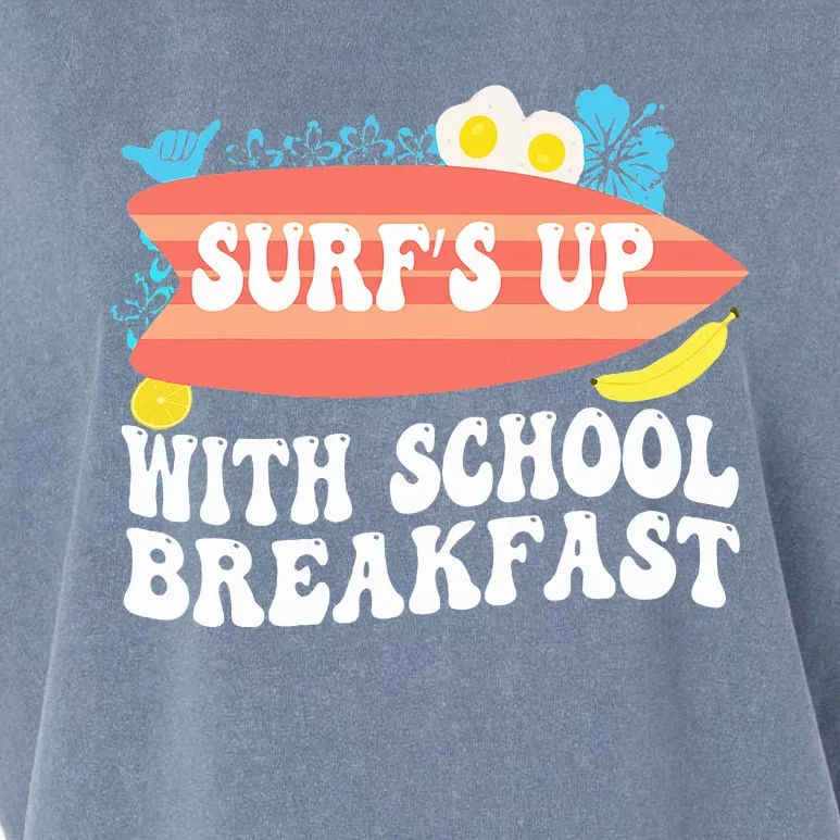 National School Breakfast Week Surfs Up Garment-Dyed Women's Muscle Tee