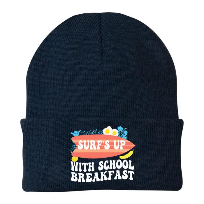 National School Breakfast Week Surfs Up Knit Cap Winter Beanie