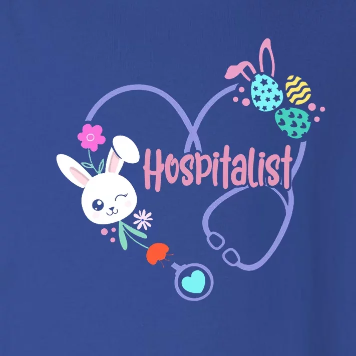 Nursing School Bunny Nurse Easter Day Hospitalist Funny Gift Toddler Long Sleeve Shirt