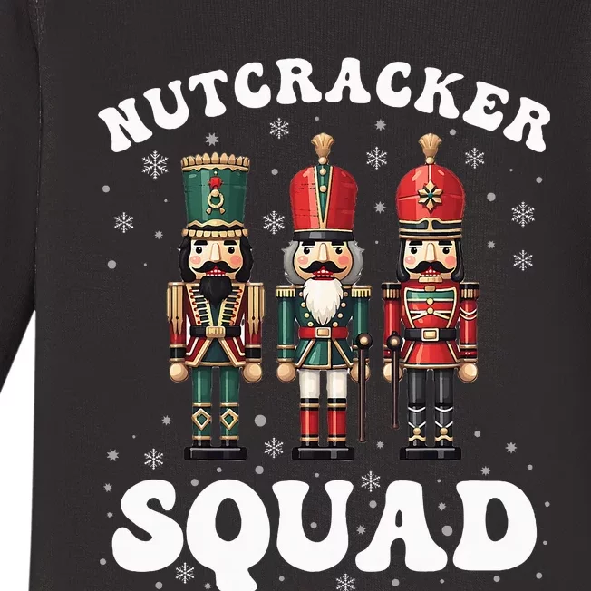 Nutcracker Squad Ballet Dance Family Christmas Holiday Baby Long Sleeve Bodysuit