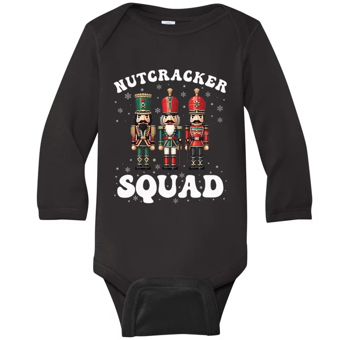 Nutcracker Squad Ballet Dance Family Christmas Holiday Baby Long Sleeve Bodysuit