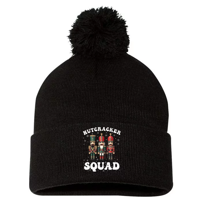 Nutcracker Squad Ballet Dance Family Christmas Holiday Pom Pom 12in Knit Beanie