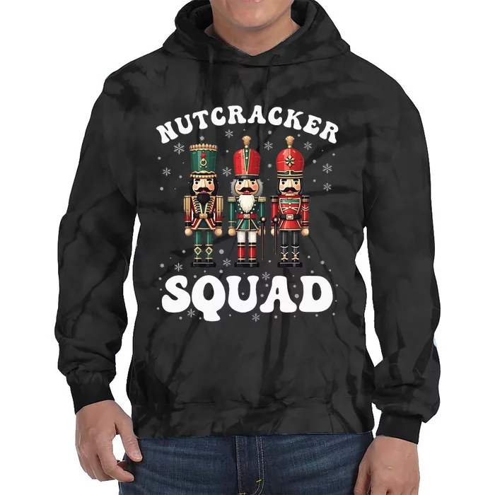 Nutcracker Squad Ballet Dance Family Christmas Holiday Tie Dye Hoodie