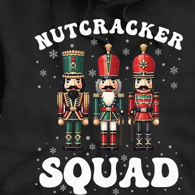 Nutcracker Squad Ballet Dance Family Christmas Holiday Tie Dye Hoodie