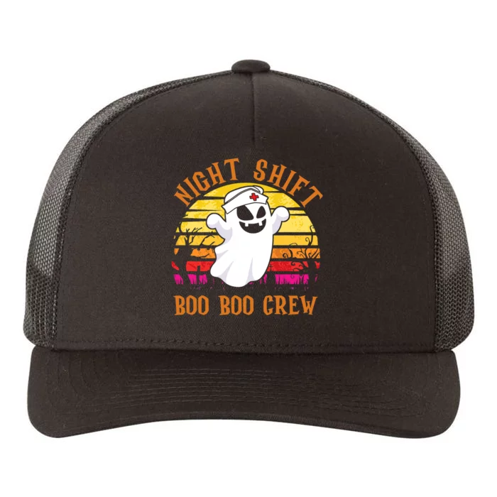 Night Shift Boo Boo Crew Halloween Party Halloween Costume Yupoong Adult 5-Panel Trucker Hat