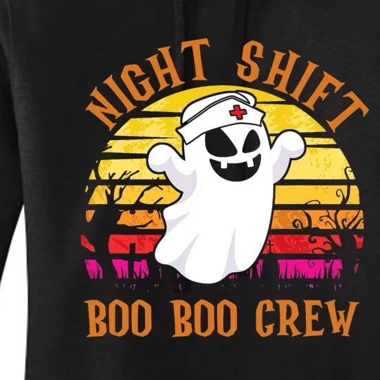 Night Shift Boo Boo Crew Halloween Party Halloween Costume Women's Pullover Hoodie