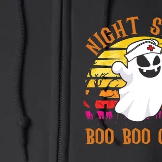 Night Shift Boo Boo Crew Halloween Party Halloween Costume Full Zip Hoodie