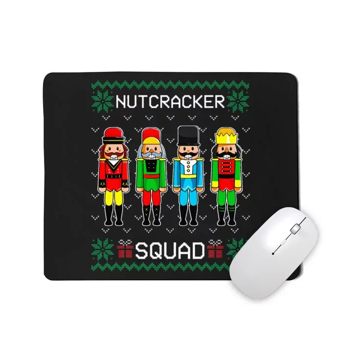 Nutcracker Squad Ballet Dance Christmas Matching Family Mousepad