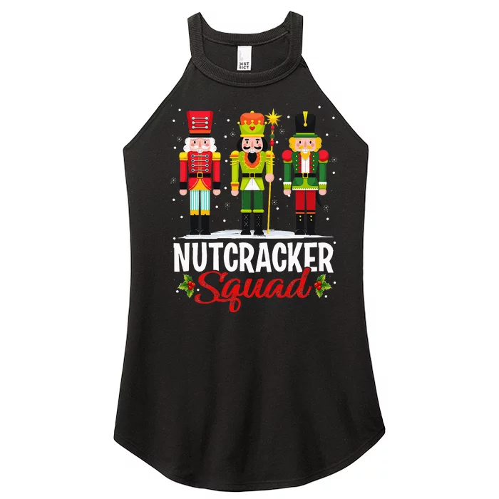 Nutcracker Squad Ballet Dance Matching Family Xmas Women’s Perfect Tri Rocker Tank