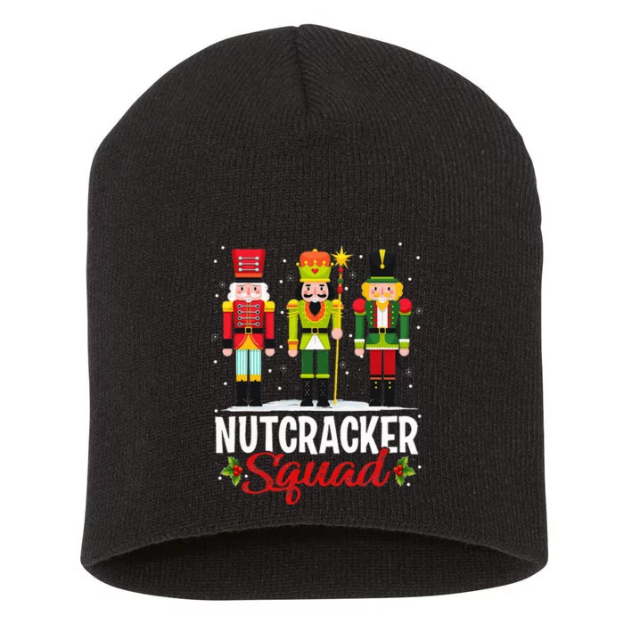 Nutcracker Squad Ballet Dance Matching Family Xmas Short Acrylic Beanie