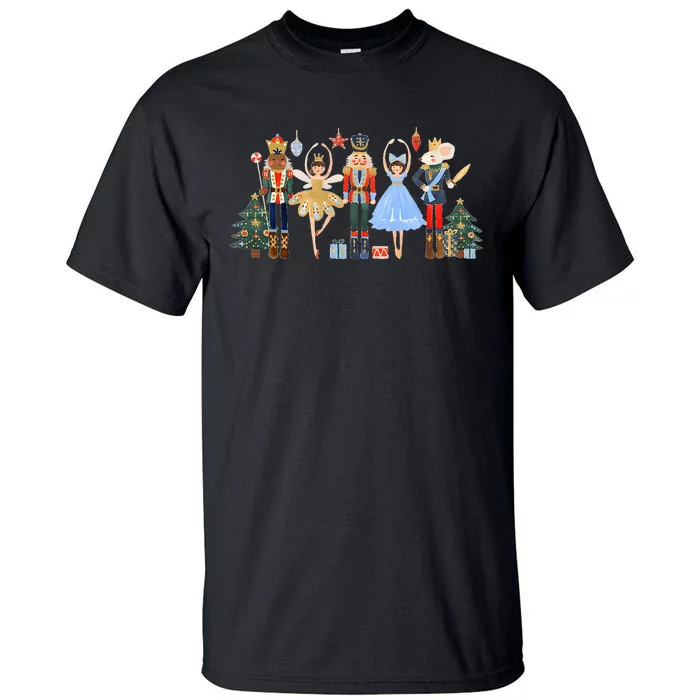 Nutcracker Squad Ballet Dance Matching Family Xmas Tall T-Shirt