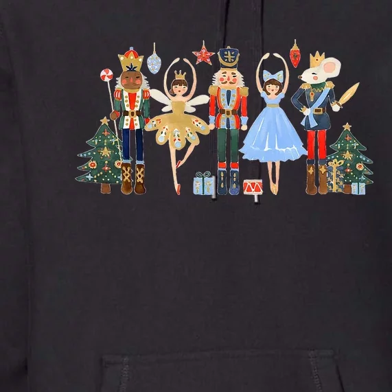 Nutcracker Squad Ballet Dance Matching Family Xmas Premium Hoodie