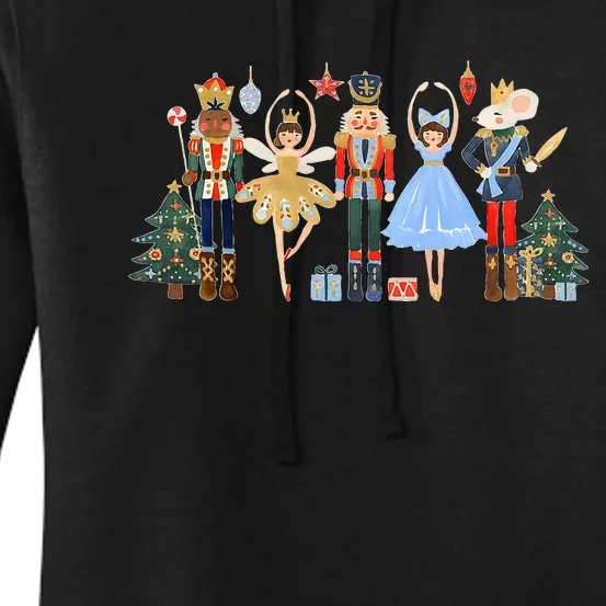 Nutcracker Squad Ballet Dance Matching Family Xmas Women's Pullover Hoodie