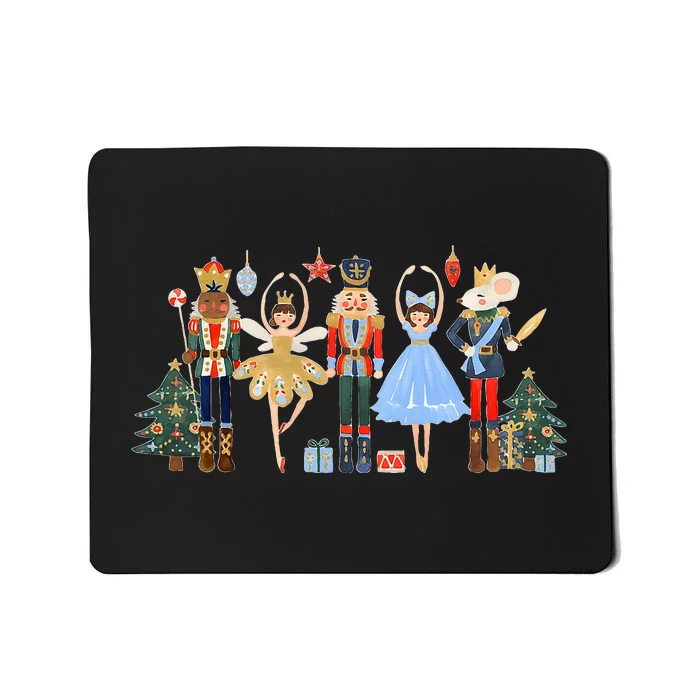 Nutcracker Squad Ballet Dance Matching Family Xmas Mousepad