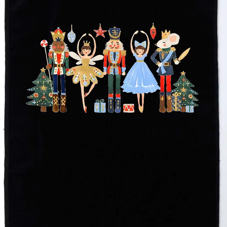 Nutcracker Squad Ballet Dance Matching Family Xmas Platinum Collection Golf Towel