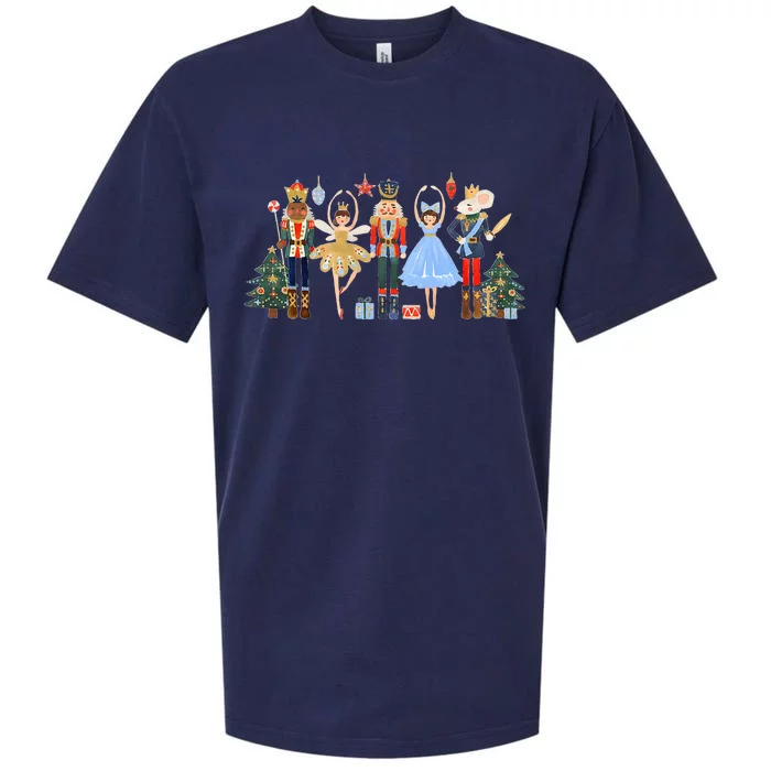 Nutcracker Squad Ballet Dance Matching Family Xmas Sueded Cloud Jersey T-Shirt