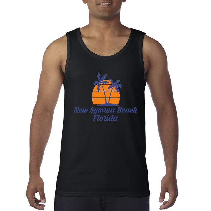 New Symrna Beach Florida City State Tourist Souvenir Gift Tank Top