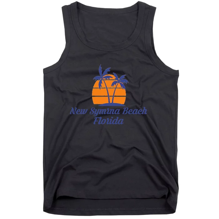 New Symrna Beach Florida City State Tourist Souvenir Gift Tank Top