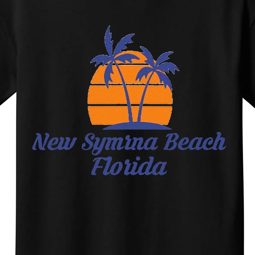 New Symrna Beach Florida City State Tourist Souvenir Gift Kids T-Shirt