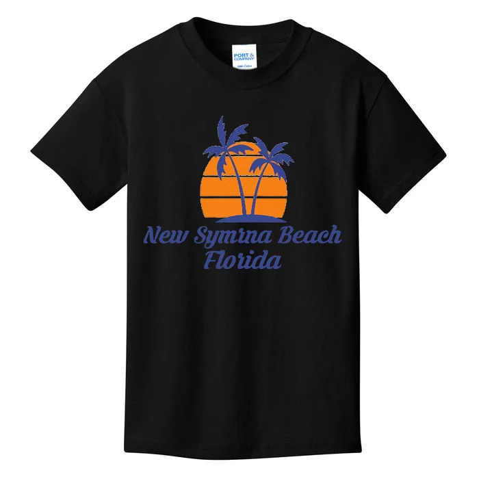 New Symrna Beach Florida City State Tourist Souvenir Gift Kids T-Shirt