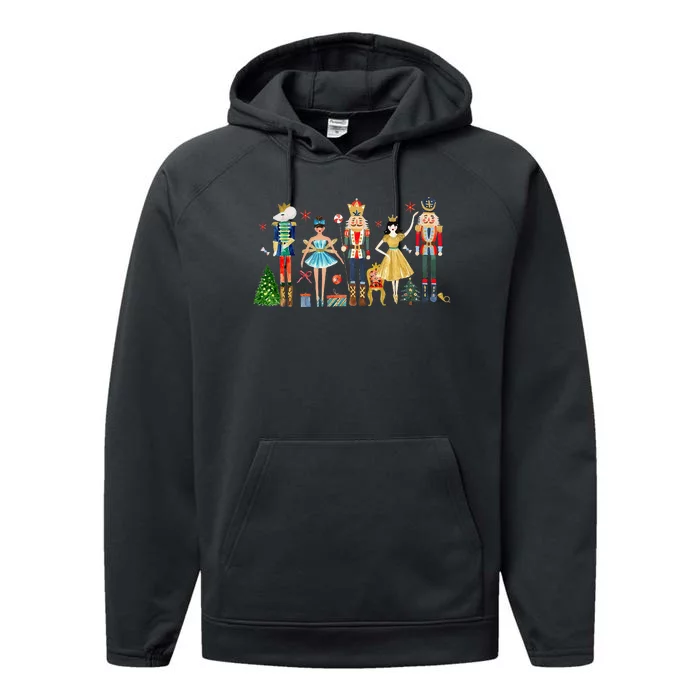 Nutcracker Squad Ballet Dance Christmas Matching Family Xmas Performance Fleece Hoodie