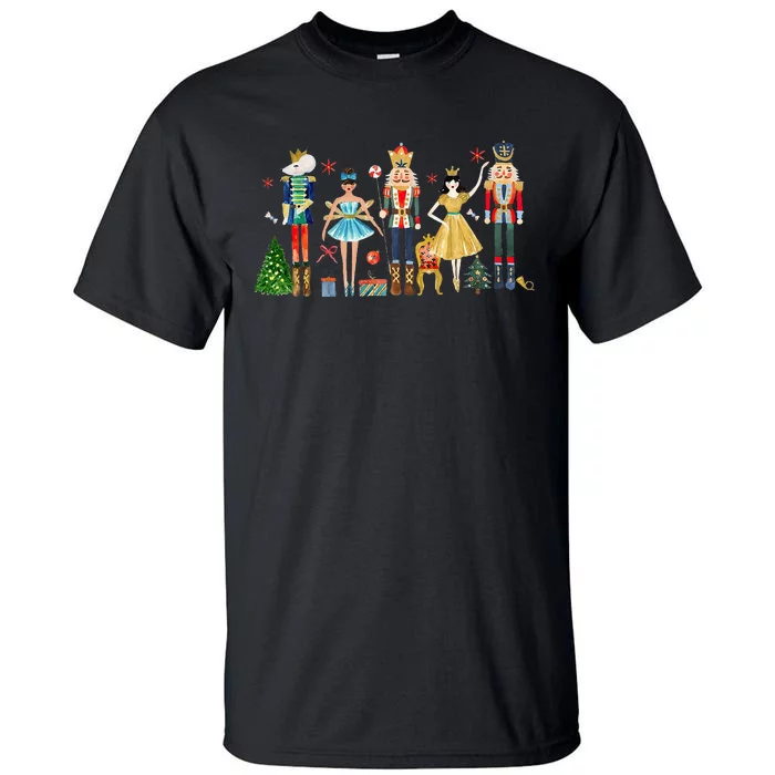 Nutcracker Squad Ballet Dance Christmas Matching Family Xmas Tall T-Shirt