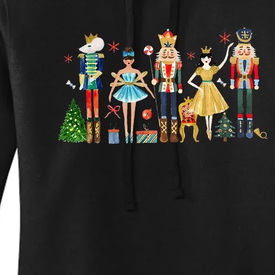 Nutcracker Squad Ballet Dance Christmas Matching Family Xmas Women's Pullover Hoodie